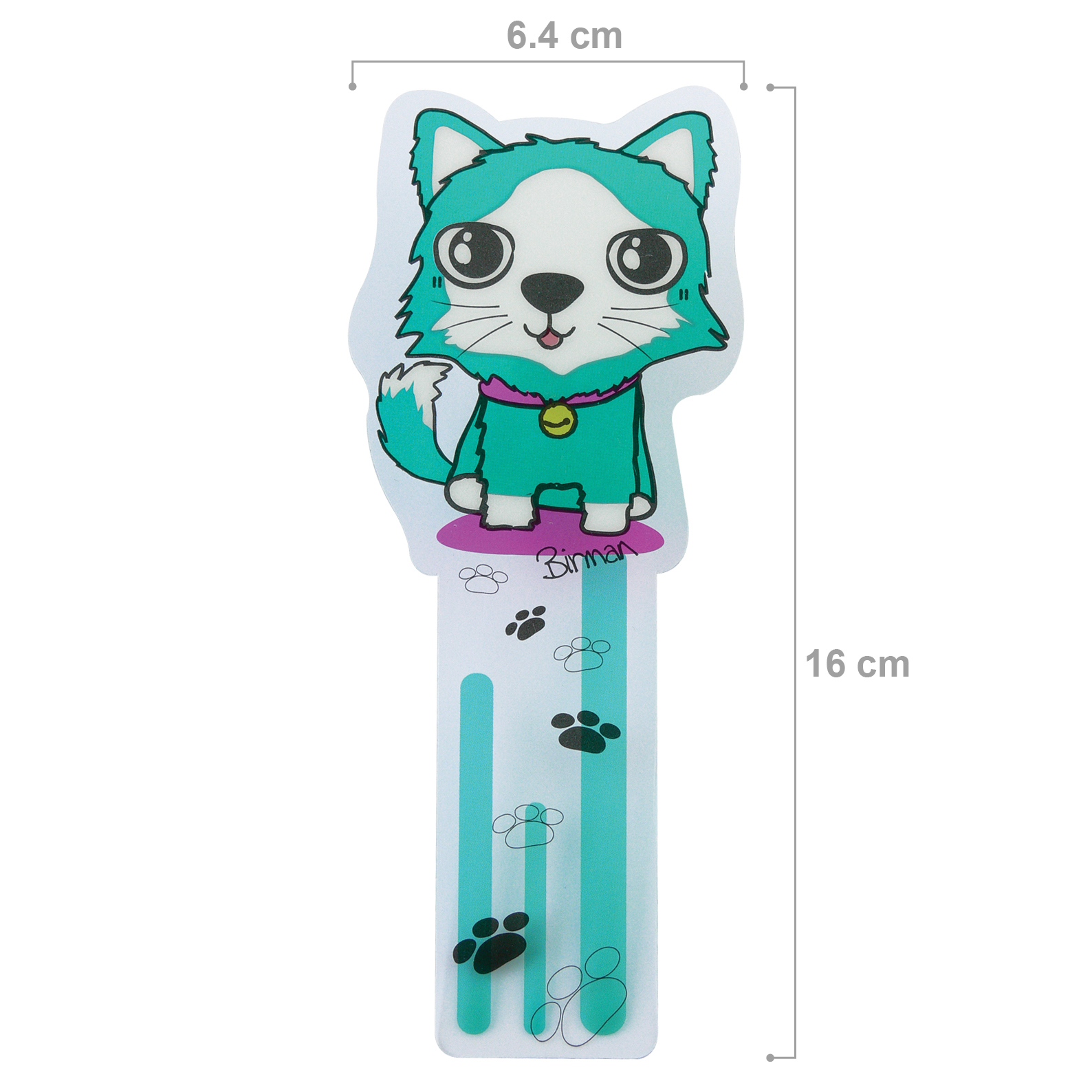 Printed Bookmarks Sitting Cat