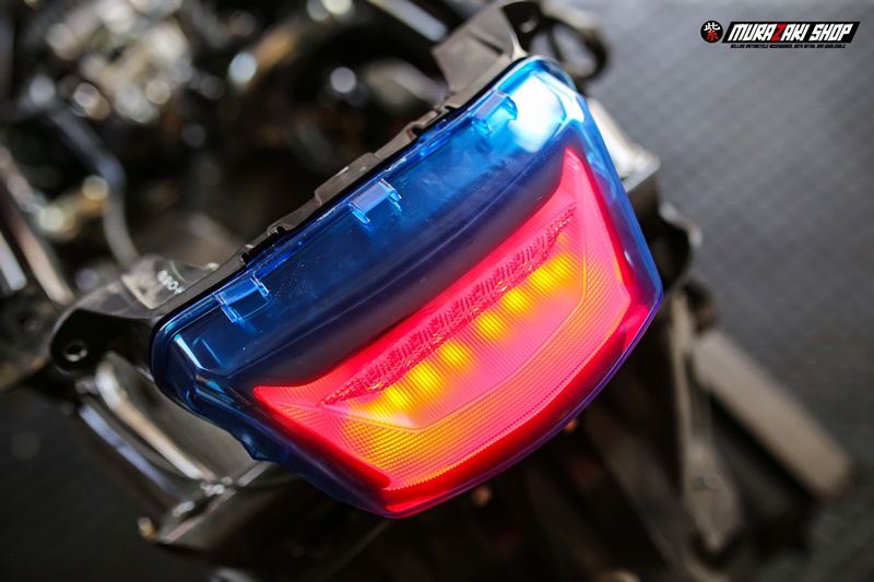 กรอบไฟท้ายGiorno สีใส-สโม๊ค-เหลือง-น้ำเงิน ราคา650