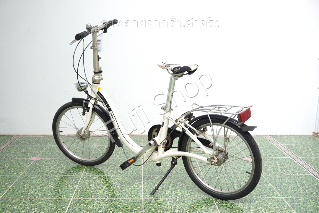 จักรยานพับได้ญี่ปุ่น - ล้อ 20 นิ้ว - มีเกียร์ - อลูมิเนียม - Dahon Ciao D3 - สีขาว [จักรยานมือสอง]