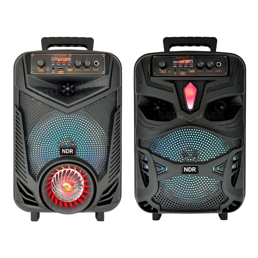 GADONX ลำโพงบลูทูธไร้สาย รุ่น NDR-P44 / NDR-P55 | มีไมคโครโฟน รีโมทควบคุม กำลัง 20W มีแบตในตัว