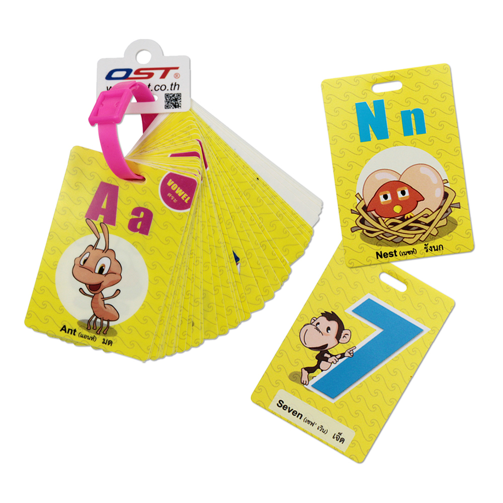 English Alphabet and Numbers Flashcards ET-301