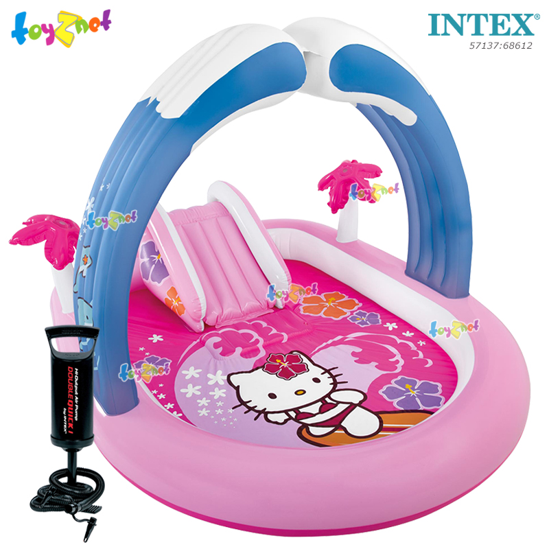 Intex Hello Kitty Play Center 2.11x1.63x1.21 no.57137 + DBI Air Pump