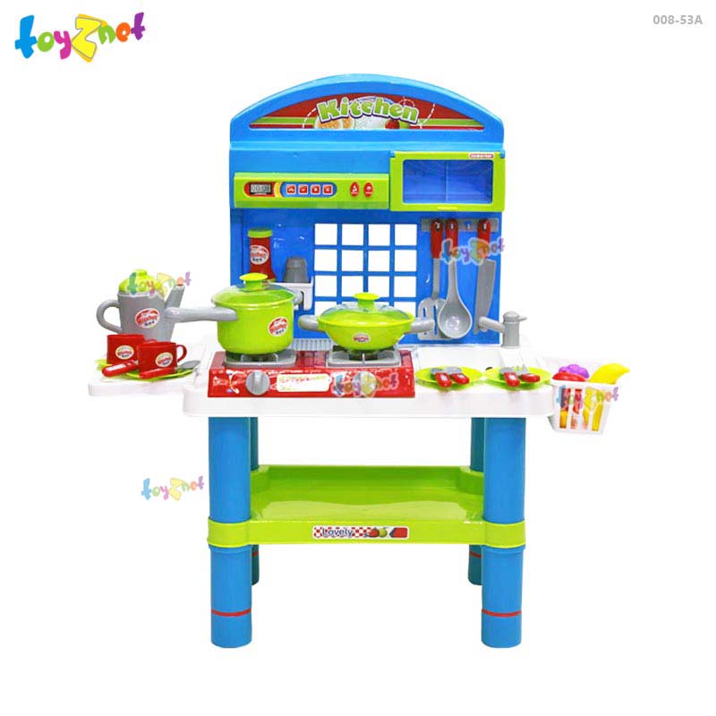 Stove Kitchen Set Blue no.008-53A