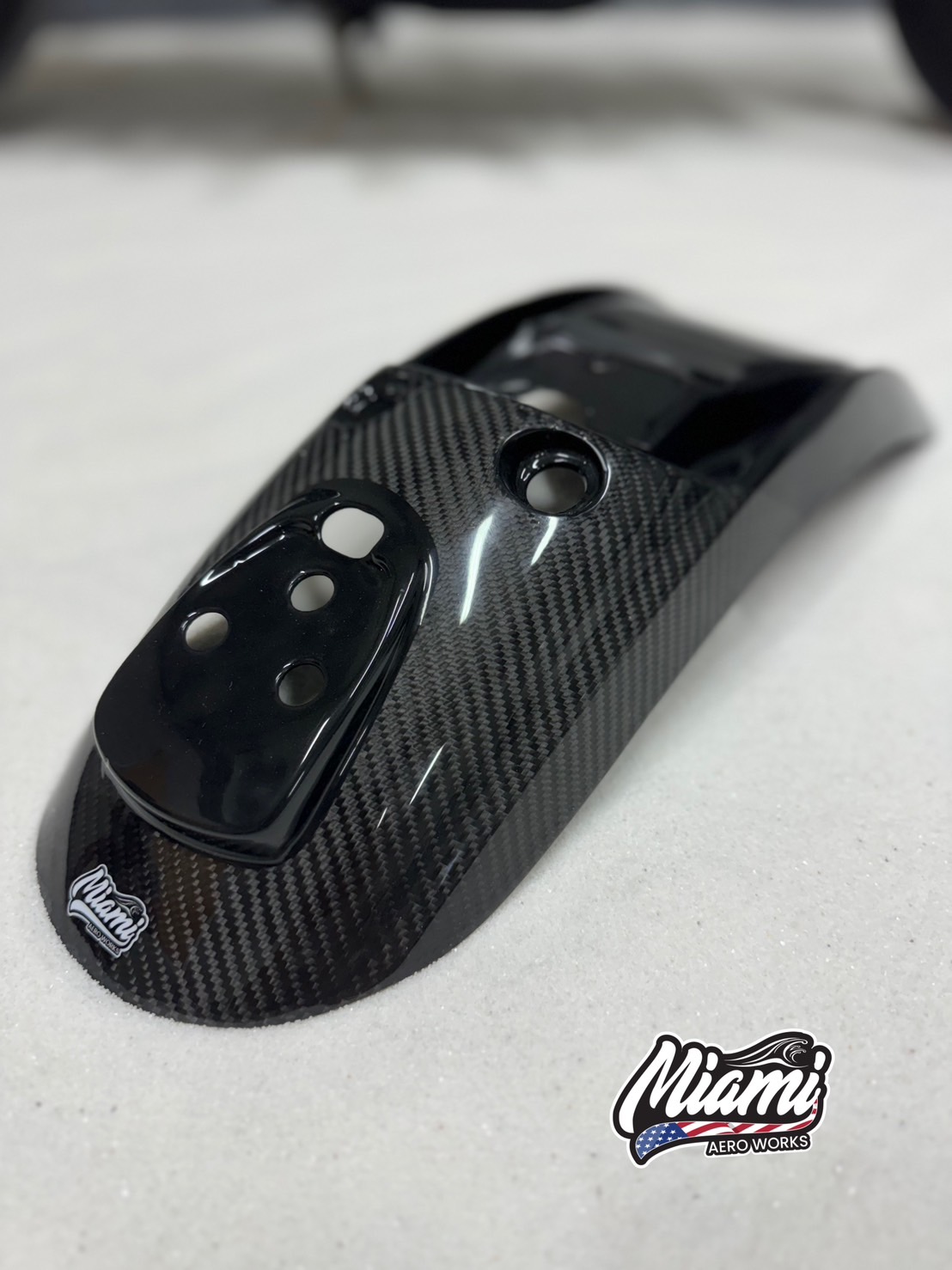 บังโคลนหลัง คาร์บอน DAX125 MAMI พร้อมขายึดป้ายทะเบียน ราคา3500