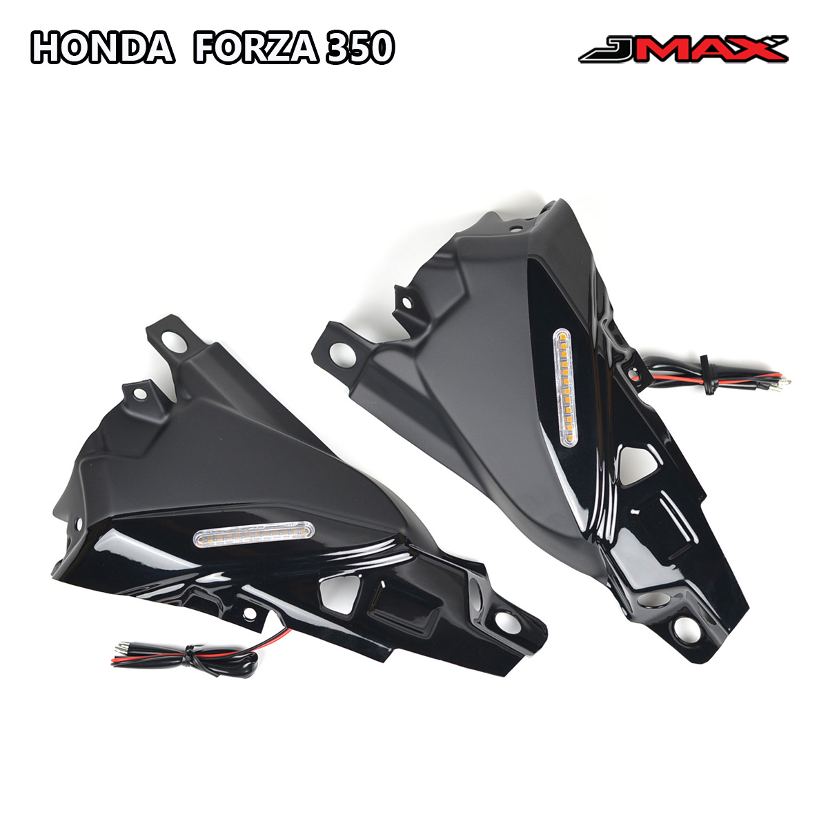 ตัวอุดกระจกสีดำทูโทน(มีไฟเลี้ยว) FORZA 350 J MAX ราคา1600บาท