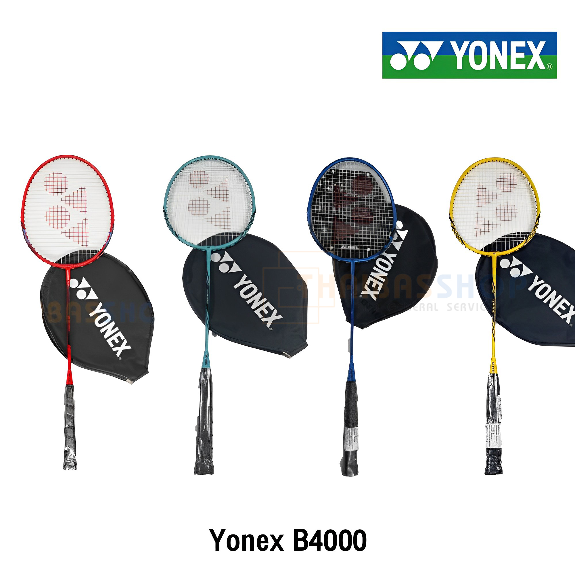 (ของแท้ 100%) ไม้แบดมินตั้น ไม้แบด พร้อมซอง Yonex รุ่น B4000