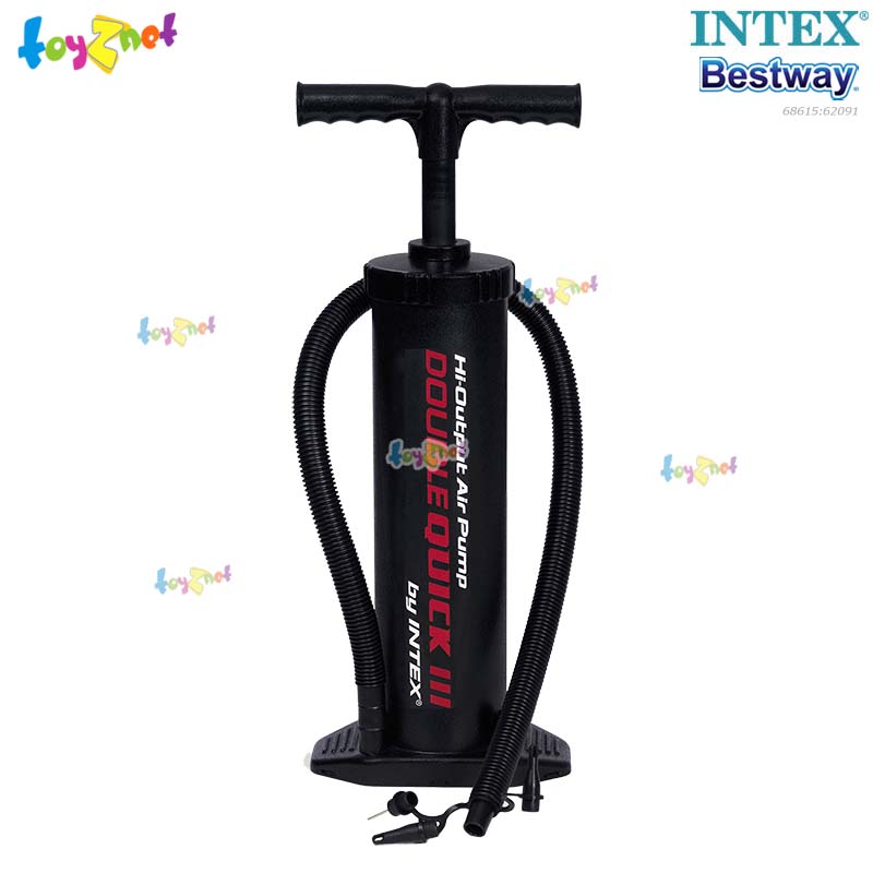 Intex Double-Quick III Air Pump no.68615 + Bestway Underwater Adhesive Repair Patch no.62091/59632