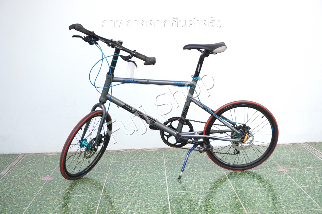 จักรยานญี่ปุ่น - ล้อ 20 นิ้ว - มีเกียร์ - อลูมิเนียม - Disc Brake - Eizer Z501 - สีเทา [จักรยานมือสอง]