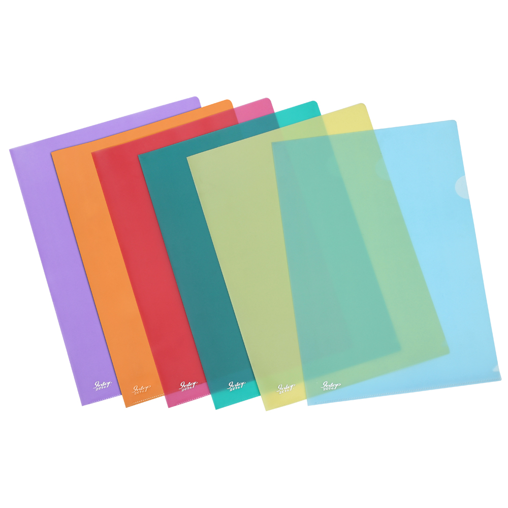แฟ้มซอง A4 สีสด ลายทราย Soft File 201Q