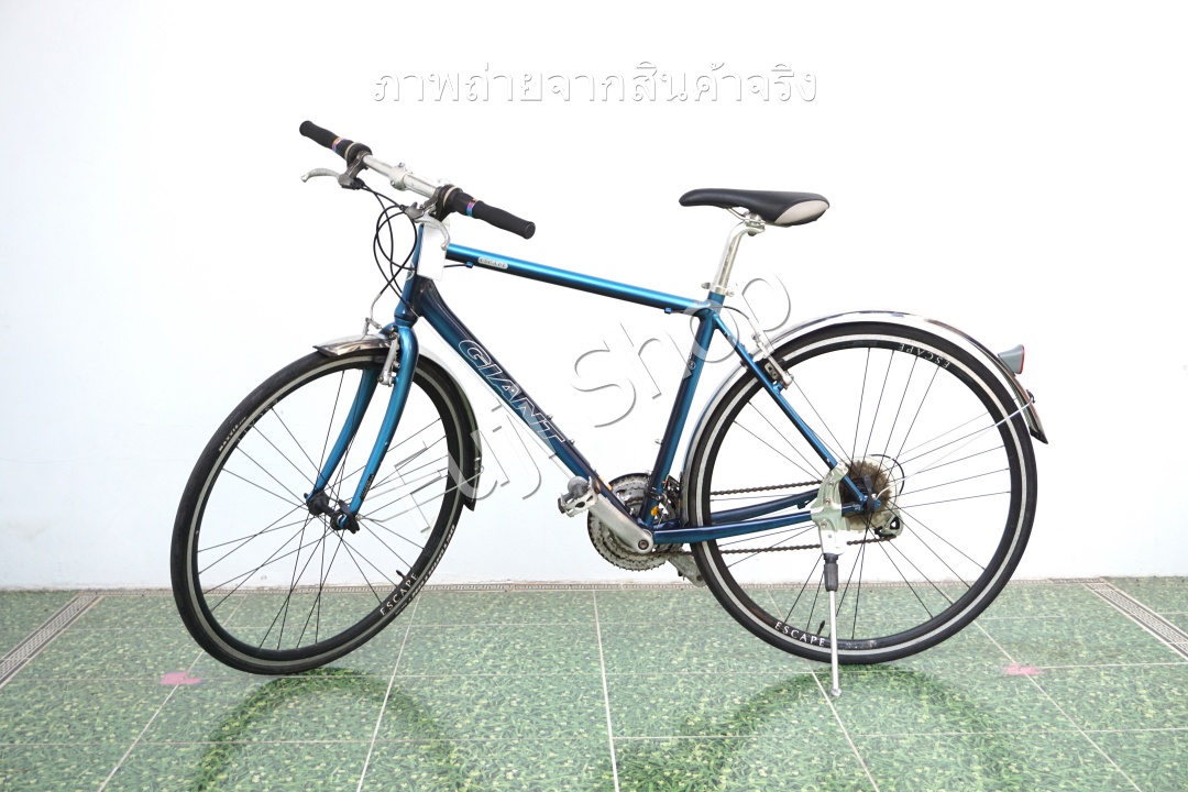 จักรยานไฮบริดญี่ปุ่น - ล้อ 700c - มีเกียร์ - อลูมิเนียม - Giant Escape R3 - สีน้ำเงิน [จักรยานมือสอง]