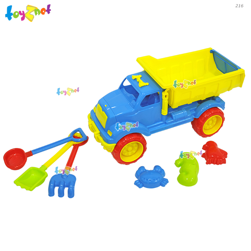 Toyznet Beach Set Blue-Yellow Truck no.216