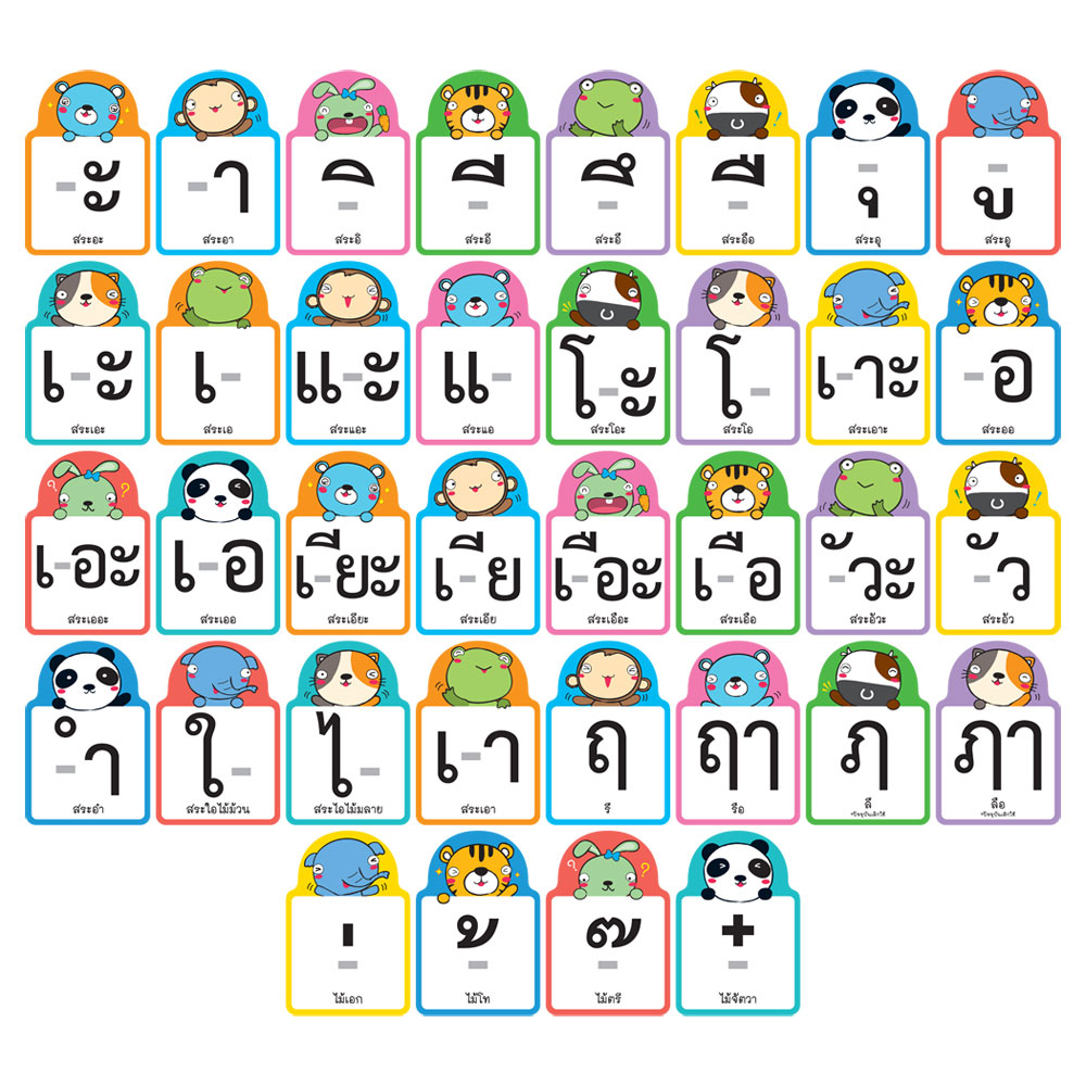 ชุดจัดบอร์ด สระวรรณยุกต์ไทย 36ชิ้น ET-788 ลาย My Story