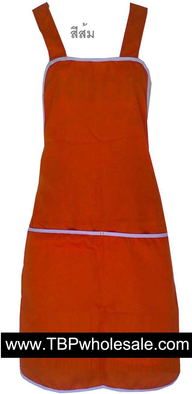 AP-002===ราคาส่ง 45 บาทต่อผืน ขั้นต่ำ 100 ผืน ผ้ากันเปื้อนเนื้อผ้าโซล่อนมีสายคล้องคอ,สายคาดเอว,กระเป๋าสองด้าน(มีหลายสีค่ะ) Tel:081-0110084/02-3972066