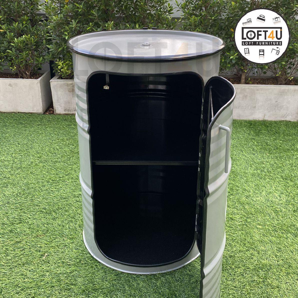 ตู้เก็บของ : Barrel storage cabinet (แบบ1ประตู)