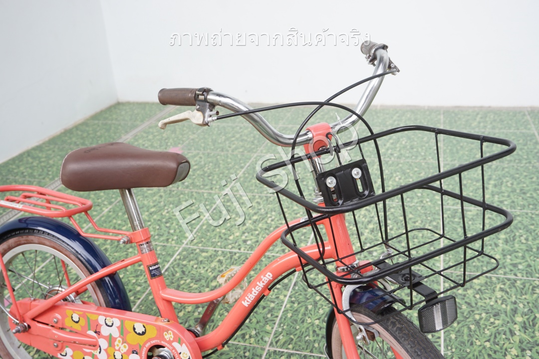 จักรยานเด็กญี่ปุ่น - ล้อ 16 นิ้ว - ไม่มีเกียร์ - สีชมพู [จักรยานมือสอง]