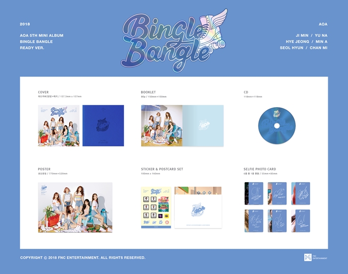 [PRE-ORDER] AOA - 5th Mini Album "BINGLE BANGLE" (READY VER.)