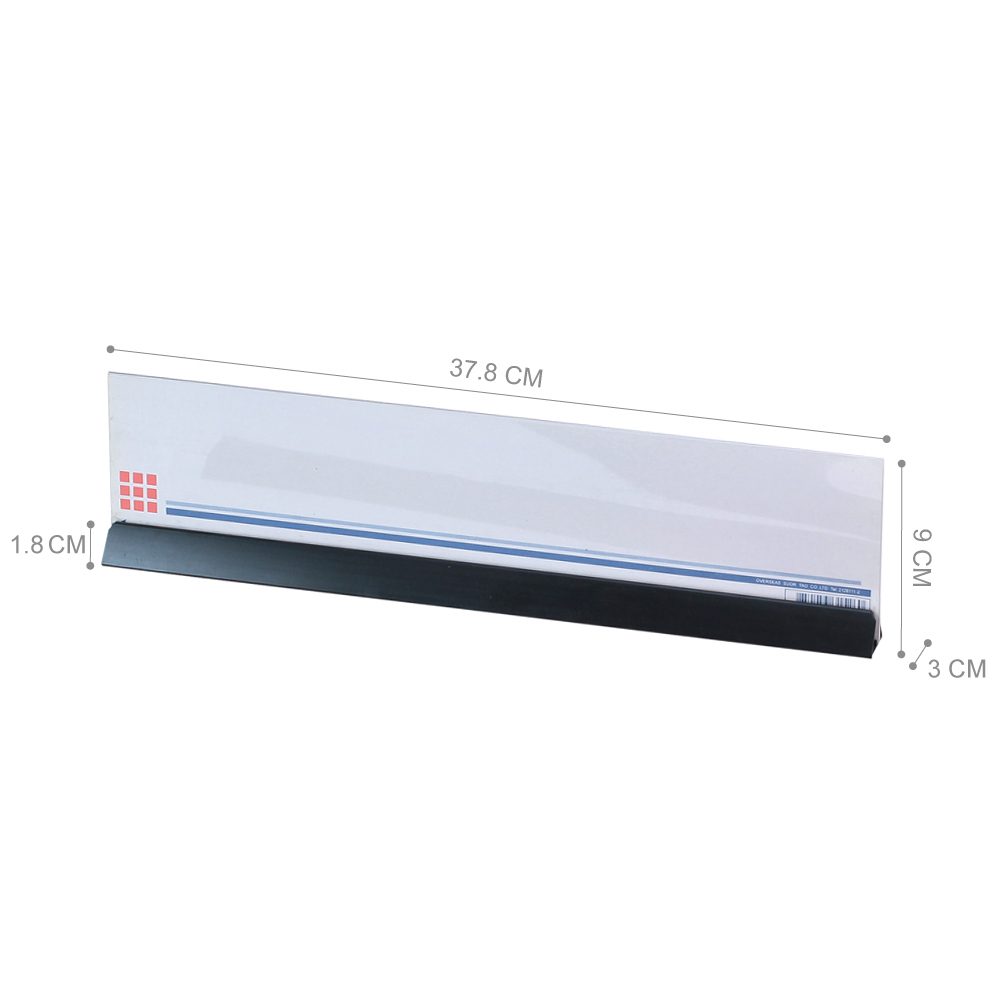 ขนาดป้ายตั้งโต๊ะ PVC No.526 37.8x9 ซม.