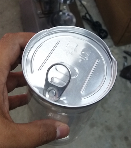 เครืองปิดปากกระป๋อง เครื่องซีลกระป๋อง อลูมิเนียม อัตโนมัต Sunshine