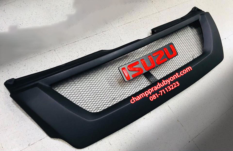 กระจังหน้า ISUZU D-MAX 2005-2006 พร้อมโลโก้แดง