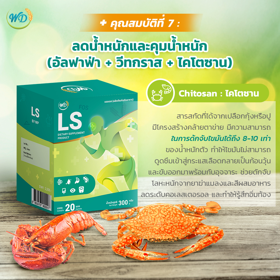 อาหารเสริม ปรับสมดุลลำไส้ กันกรดไหลย้อน (LS)