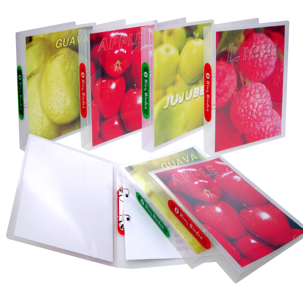 แฟ้มห่วง 700 ไมครอน ปกสีใส ใส่หน้าปก RB-806Q