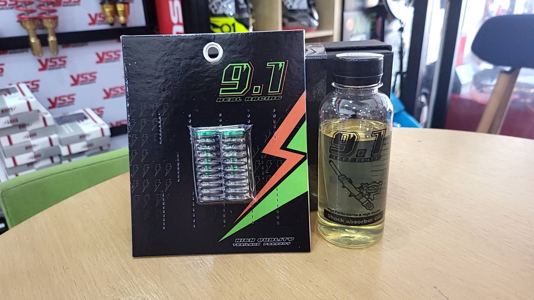 ชุด Kit สปริงโหลดหน้า+วาล์ 9.1 REAL RACING CLICK160 มีขนาน 1นิ้ว 1.5 นิ้ว 2นิ้ว นุ่มหนึบ ไม่กระแทก ไม่ยันบังโคลนหน้า ราคาเป็นชุด น้ำมันซื้อเพิ่ม