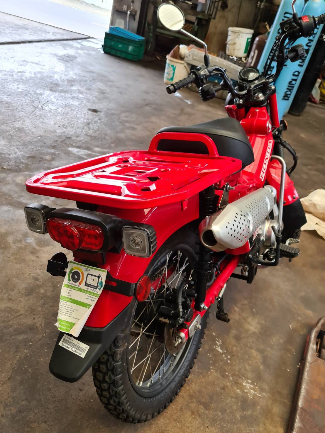 ชุดท่อสแตนเลส Ct125 สามารถใส่กันร้อนท่อเดิมได้ !!!!!