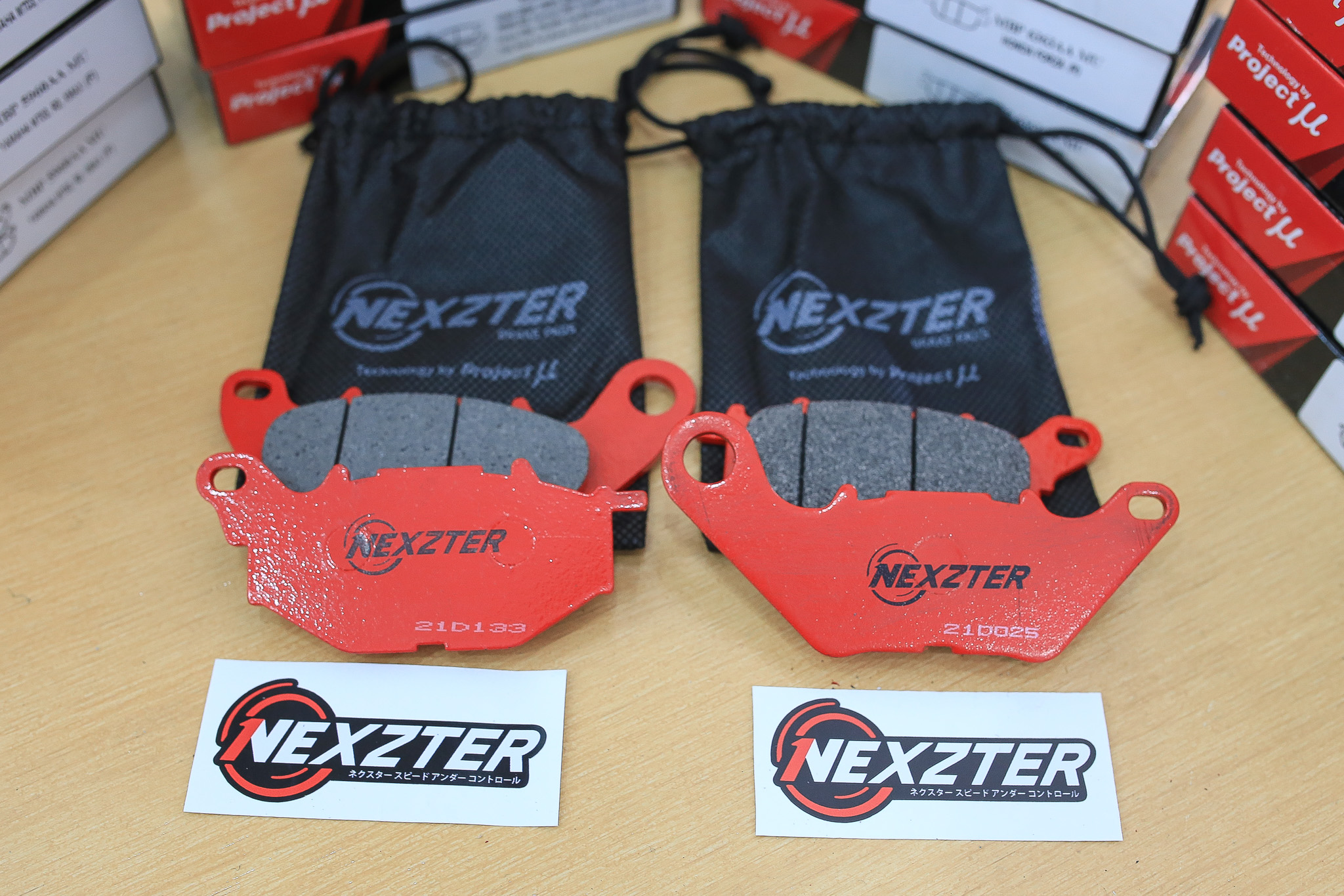 ผ้าเบรคหลัง NEXZTER YAMAHA MT03 R3 X-MAX ราคา700