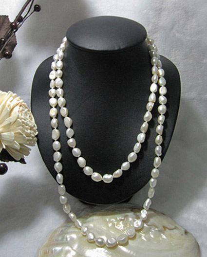 สร้อยคอไข่มุกแท้ บาร๊อกยาว 30 นิ้ว AA++