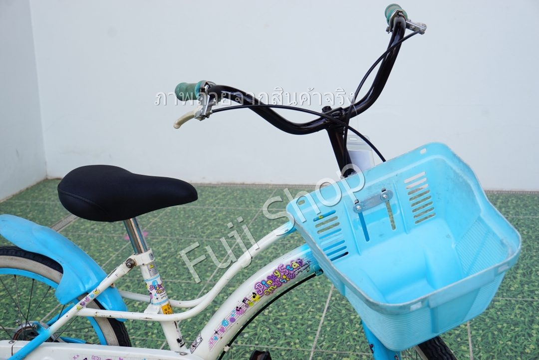 จักรยานเด็กญี่ปุ่น - ล้อ 18 นิ้ว - ไม่มีเกียร์ - สีฟ้า [จักรยานมือสอง]