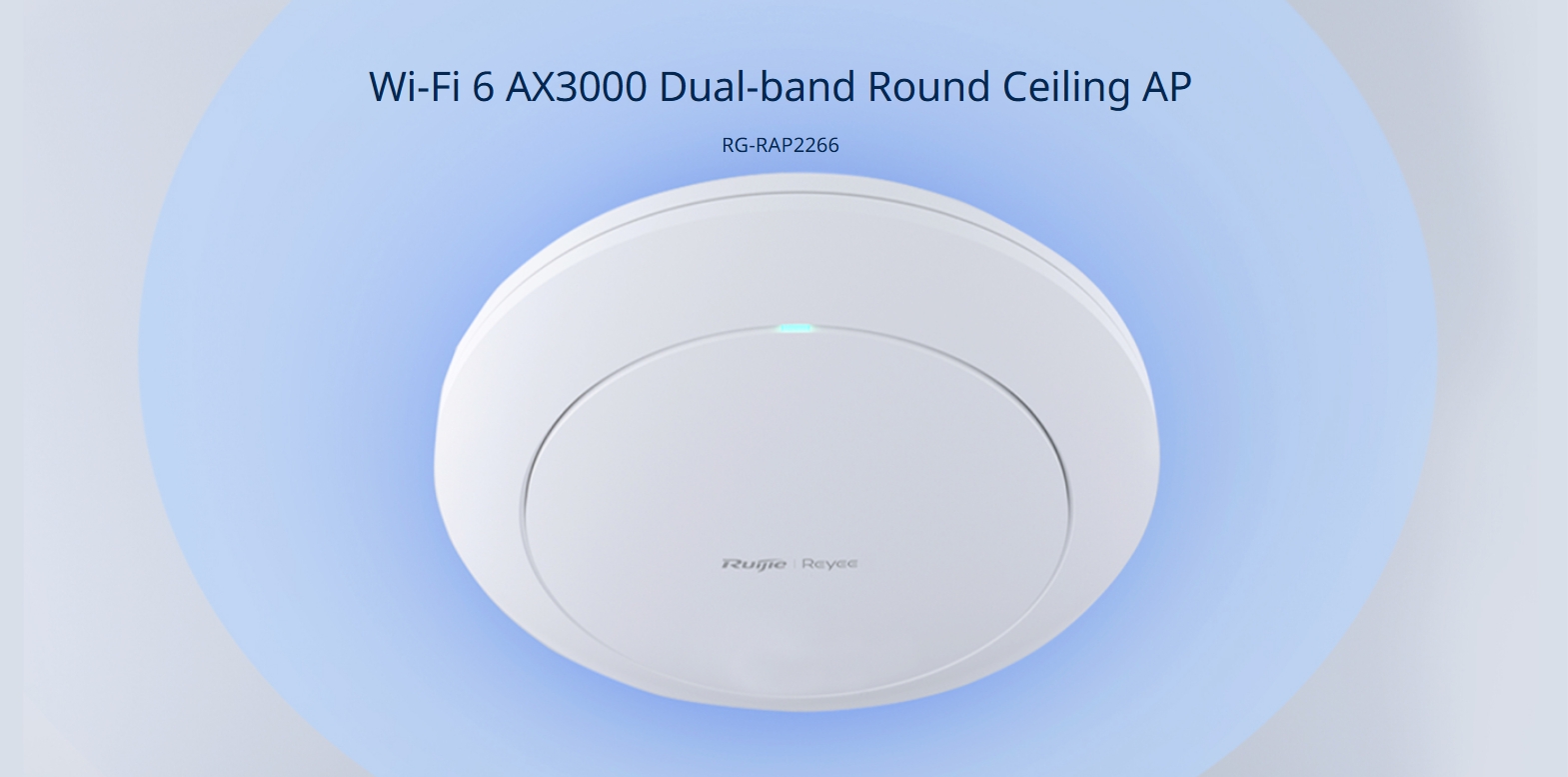 RUIJIE RG-RAP2266 Cloud Access Point, Wi-Fi 6, AX 2976Mbps, GE Port BY BILLIONAIRE SECURETECH RG-RAP2266
