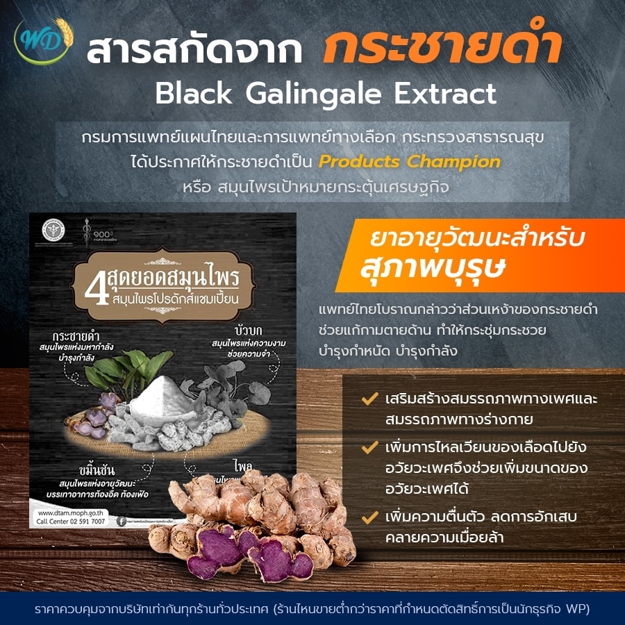 สารสกัดสมุนไพร บำรุงร่างกายสำหรับเพศชาย VS (3 กระปุก)