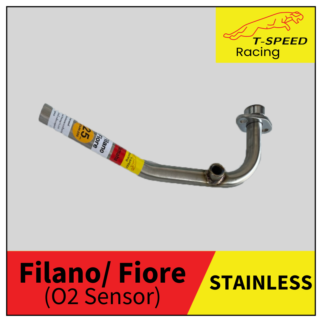 คอท่อ Yamaha Filano/ Fiore (O2 Sensor) สแตนเลส 🔩 Stainless steel แท้ เกรด 304 หนา: 1.2 มิลลิเมตร ขนาด 25 m.m. ราคา 500 บาท