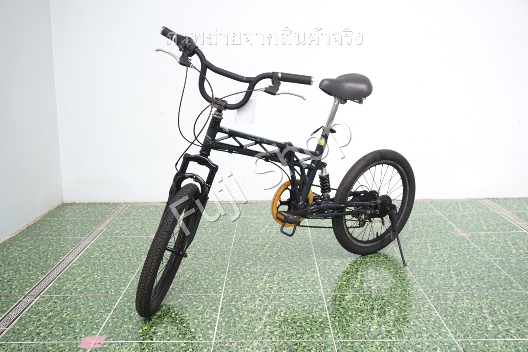 จักรยานพับได้ญี่ปุ่น - ล้อ 20 นิ้ว - มีเกียร์ - มีโช๊ค - อลูมิเนียม - สีเทา [จักรยานมือสอง]
