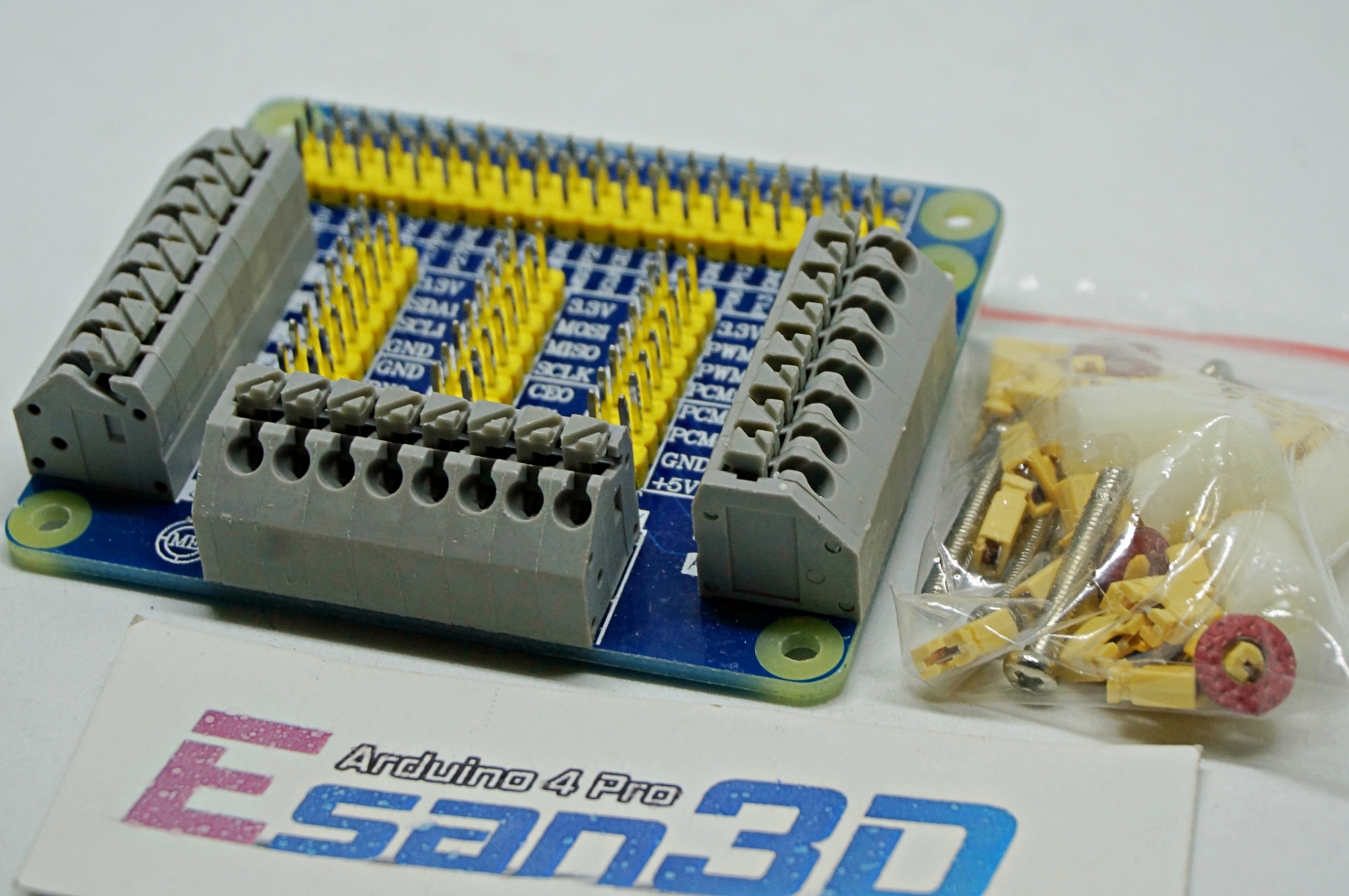 GPIO screw terminal hat for Raspberry pi