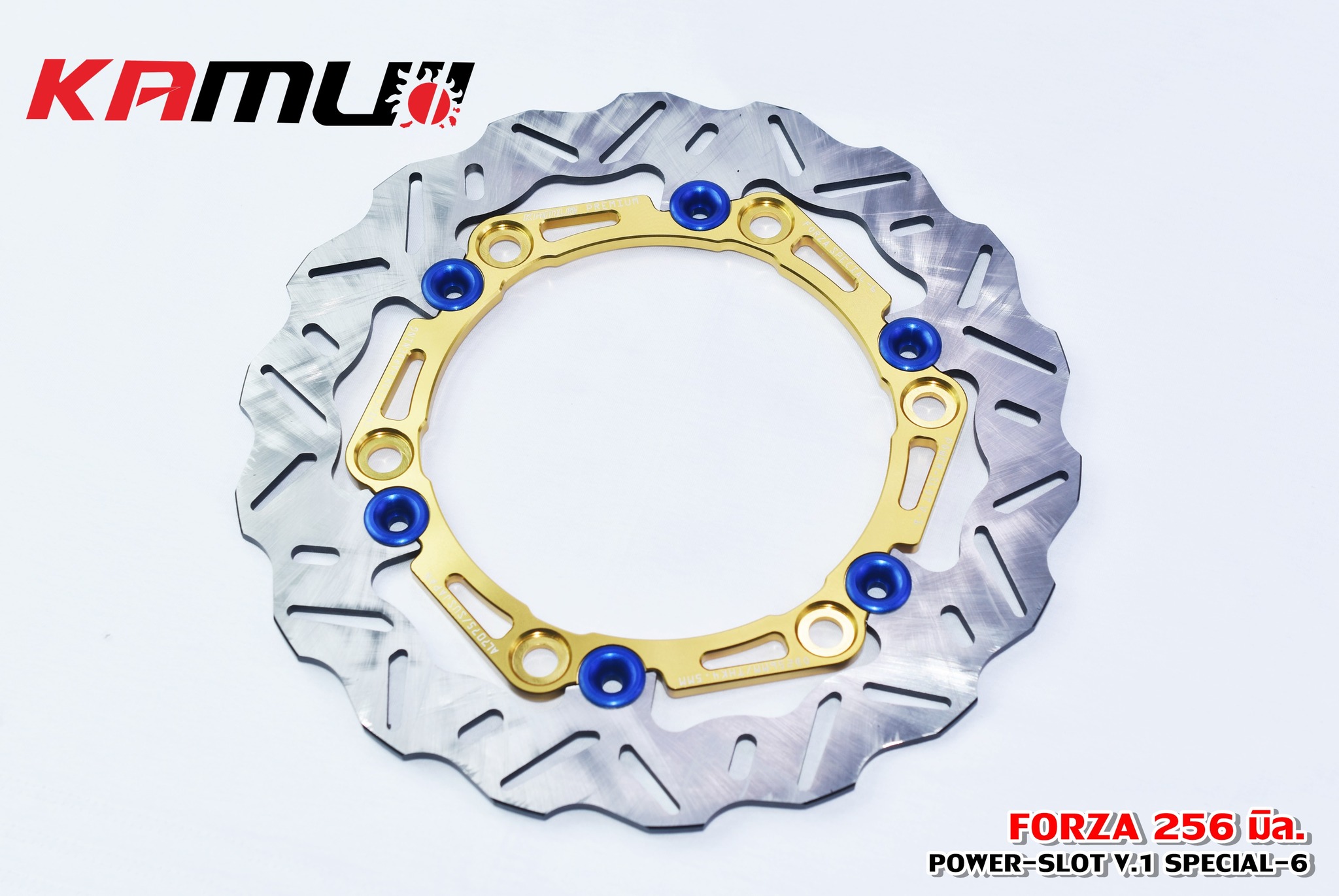 จานดิสก์หน้า ADV 350 / Forza 300-350 ขนาดเดิม 256 มิล. POWER-Slot V.1 Special-6