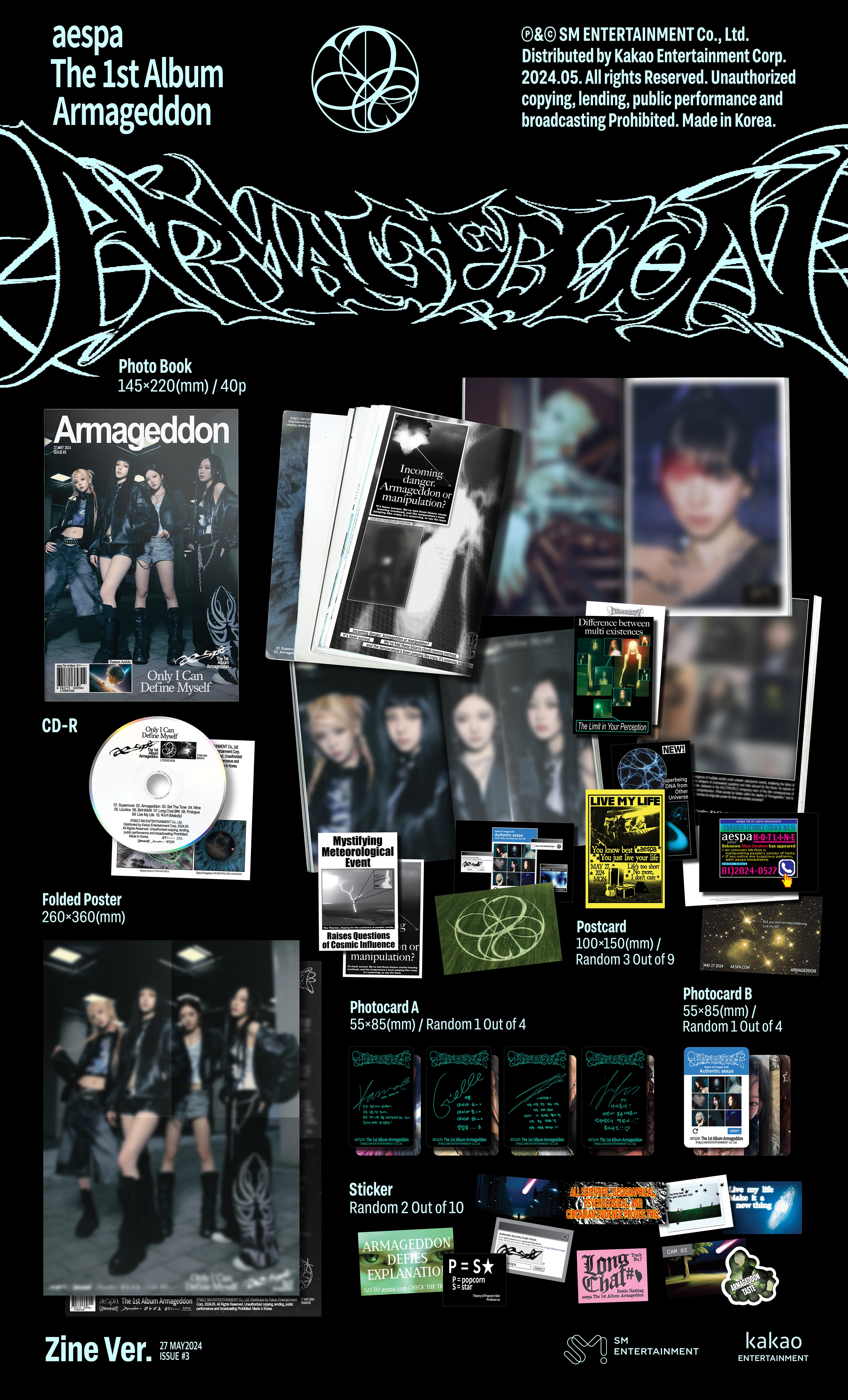 [PRE-ORDER] aespa - 1st Album "Armageddon" (Zine ver.)