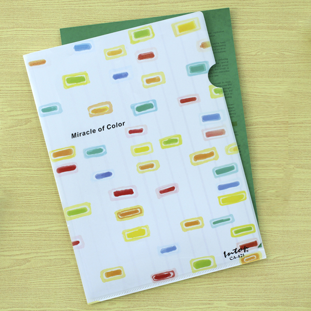 แฟ้มซอง A4 พิมพ์ลาย Miracle of Color