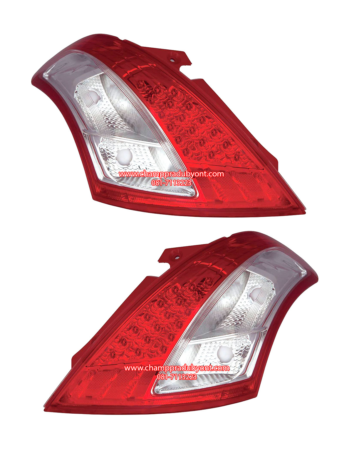 ไฟท้าย SUZUKI SWIFT 2012-2017 ขาวแดง LED