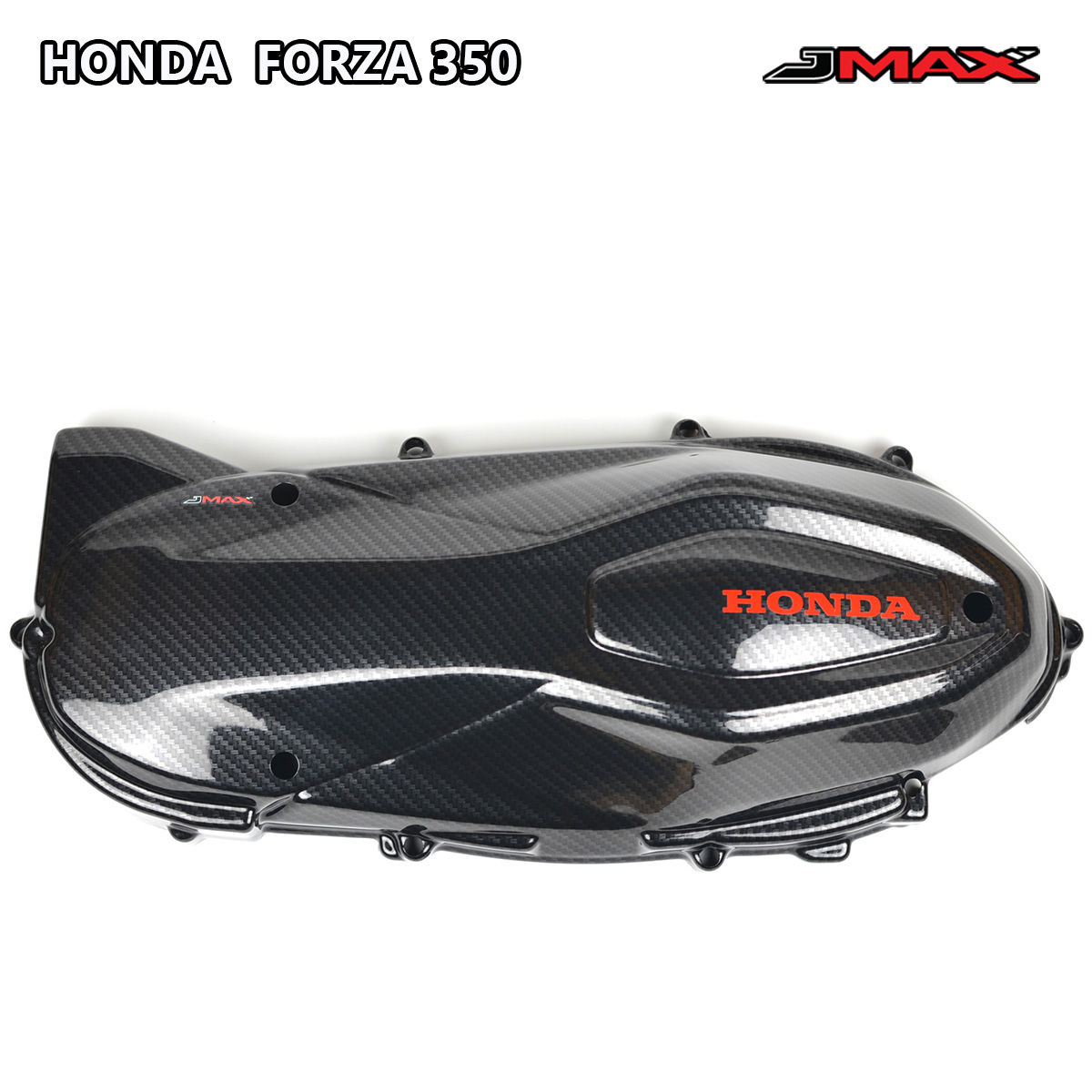 ครอบแคร้งสายพานเต็ม FORZA 350 ดำเงามุข ABS J MAX ราคา1880