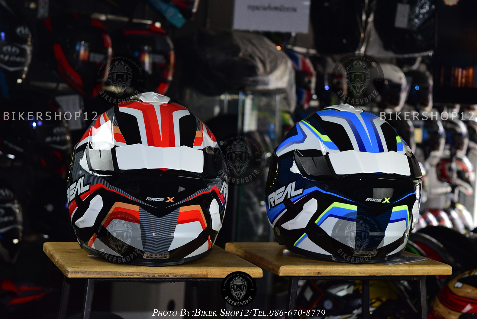 หมวกกันน็อค REAL รุ่น Hurricane Race X คละสี