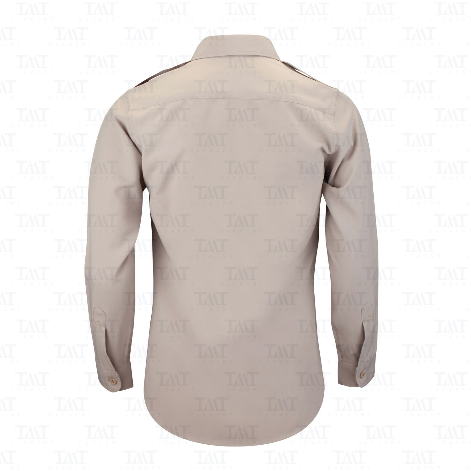 ชุดข้าราชการสีกากี-ชาย แขนยาว