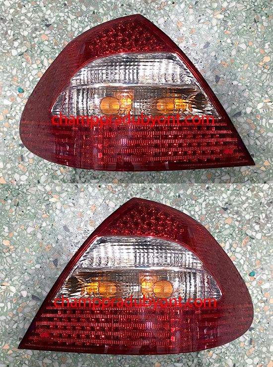 ไฟท้าย BENZ E-CLASS W211 03-09 ขาวแดง LED (V.2)