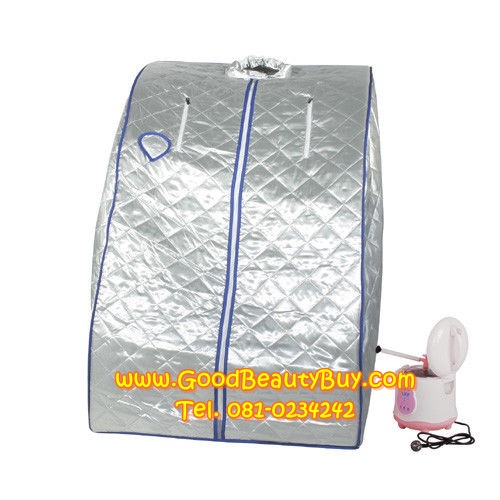 ตู้อบซาวน่า ตู้อบไอน้ำสมุนไพร แบบพกพา เนื้อผ้าวัสดุอย่างดี มาพร้อมหม้อต้มและอุปกรณ์ครบชุด (Portable Steam Sauna)