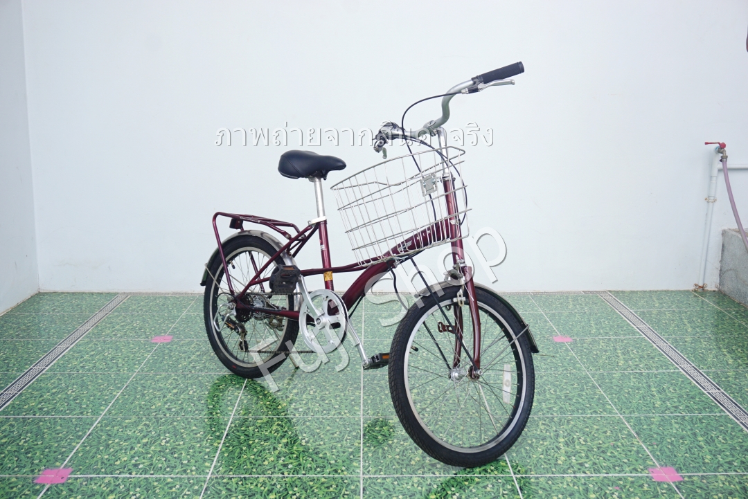 จักรยานญี่ปุ่น - ล้อ 20 นิ้ว - มีเกียร์ - Mini Cooper - สีแดง [จักรยานมือสอง]