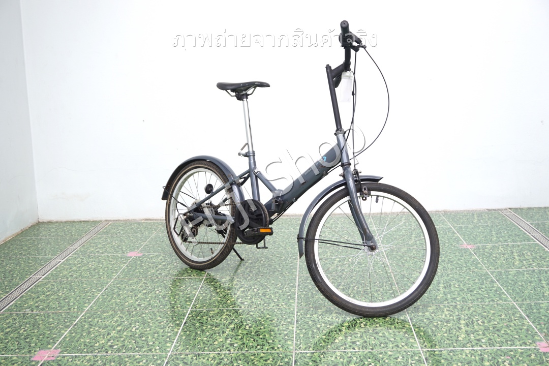 จักรยานพับได้ญี่ปุ่น - ล้อ 20 นิ้ว - มีเกียร์ - Three Stone - สีเทา [จักรยานมือสอง]