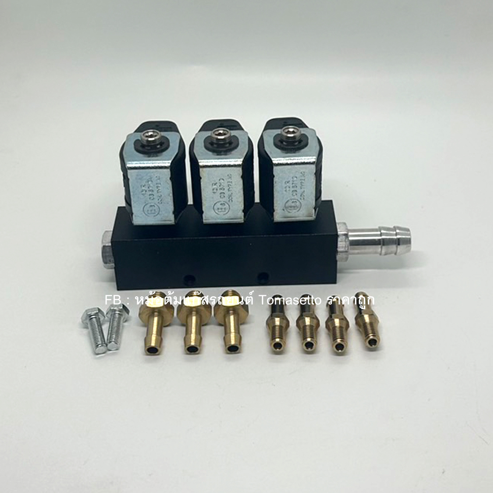 รางหัวฉีด Rail (Rail injector 3 โอห์ม) 3 สูบ