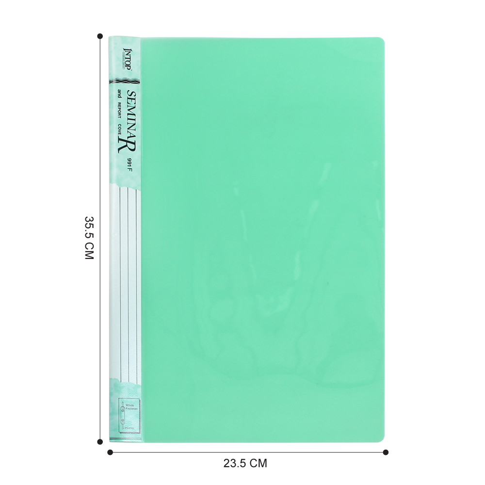 แฟ้มสัมมนา พร้อมลิ้นแฟ้มพลาสติก Seminar Folder