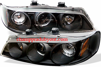ไฟหน้าโปรเจคเตอร์ HONDA ACCORD 94-97 ดำ มุมติด วงแหวน