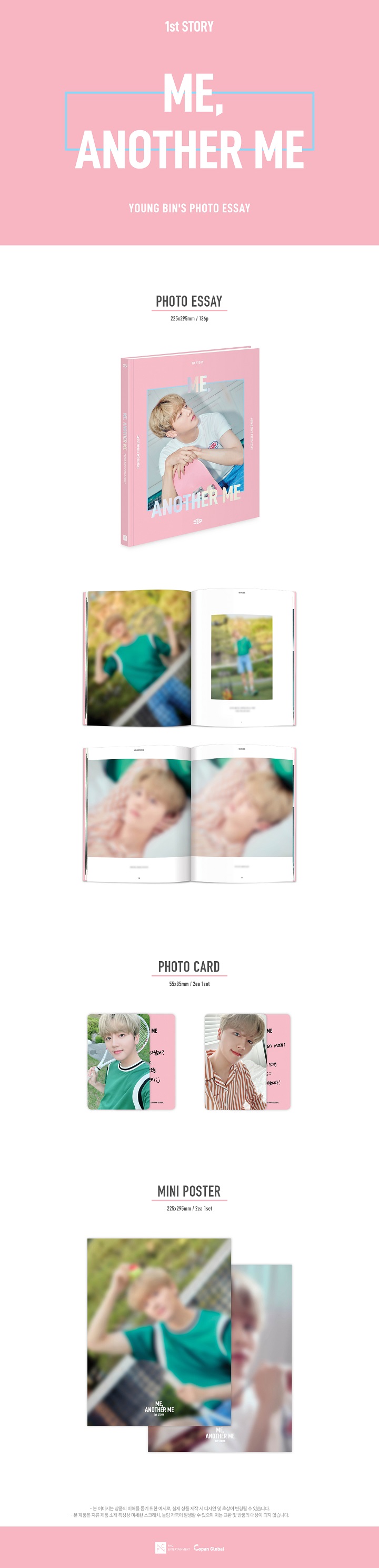 [PRE-ORDER] SF9 - 1st Story "ME, ANOTHER ME" Photo Essay (Young Bin & In Seong)